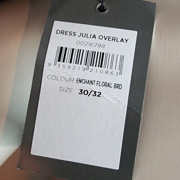 Avenue Dress Womens Plus Size 30/32 Solid Blue Red Floral Sleeveless Pullover - Picture 9 of 9